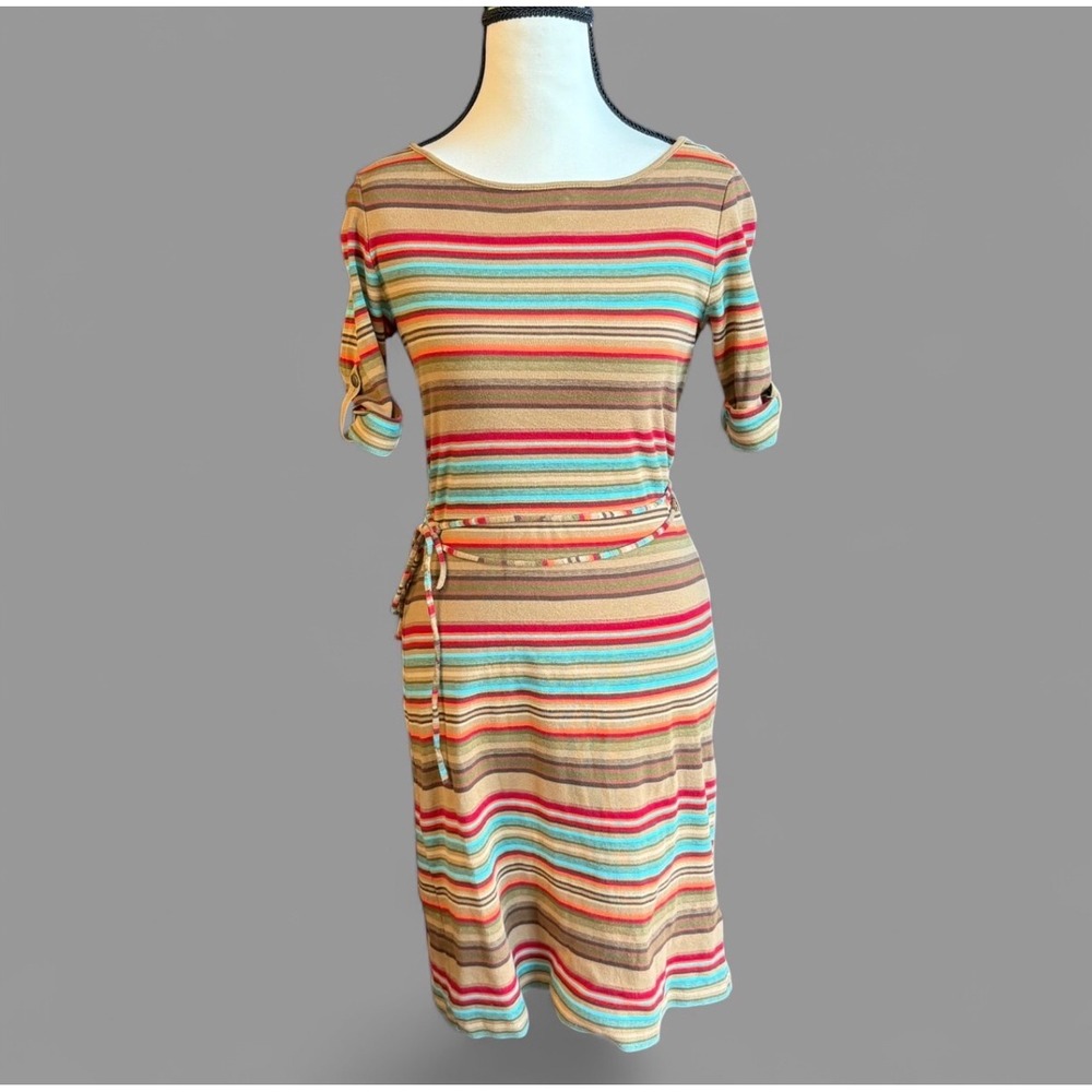 LRL Lauren Ralph Lauren Striped Cotton Dress